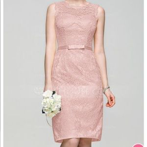 Dusty Rose Bridesmaid’s Dress